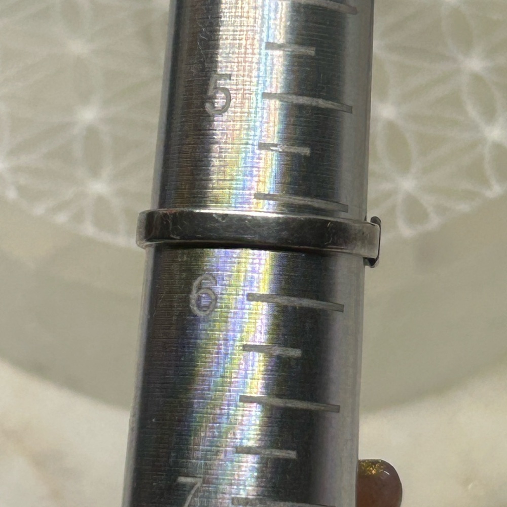 Vintage Native Agate Sterling Ring - image 6